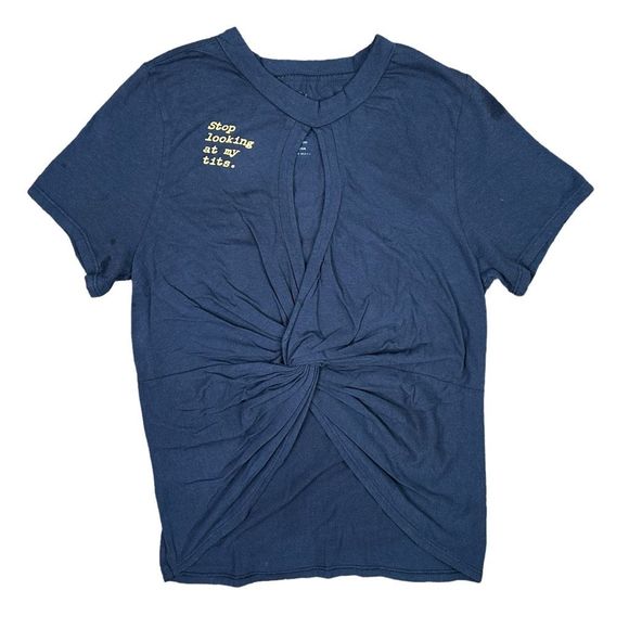 Boys Lie Tear Drop Charcoal Tee - Size Large - Picture 3 of 7